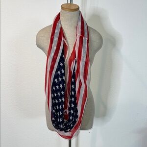 American Flag Infinity Scarf